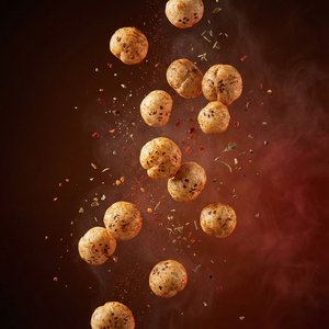 Makhana Ahumado para Barbacoa (Fox Nuts) |   Semillas de Loto Tostadas para Aperitivo |   Proveedor de Semillas de Nenúfares Aromatizadas al por Mayor - Product Image 2