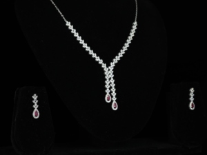 Blossom CS Bijoux en gros, bijoux de mariage de luxe, argent 925 de haute qualité, moissanite certifiée GIA, plaqué or rose, bijoux élégants - Product Image 3