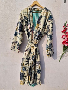 Luxury Velvet House Robe, velvet cotton Kimono Robe, Dressing Gown, <b>wedding</b> robe Bridesmaid winter bathrobe grey - Product Image 1