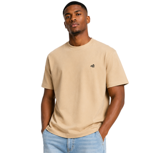Camiseta casual de corte relajado, personalizable con transferencia térmica, logotipo impreso, premium, 100% algodón, cuello redondo clásico, para hombre, OEM, estilo urbano. - Product Image 1