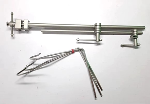 Rétracteur hépatique semi-rigide laparoscopique Nathanson à 3 crochets, instruments réutilisables, manuel, en acier inoxydable, kit d'instruments C-Tick - Product Image 3