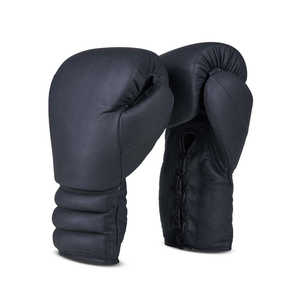 Gants de boxe MMA de haute qualité en cuir, logo personnalisé imprimé, service OEM, imperméables, anti-humidité, équipement de boxe professionnel - Product Image 2