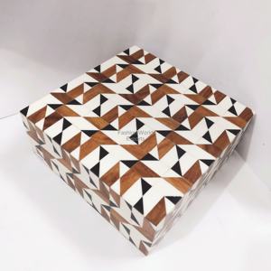 กล่องไม้ลูกพีชแบบสัมผัส3D หรูหราเทคนิคไม้ขัดมันสำหรับตกแต่งบ้านธรรมชาติป้ายติดผนังของขวัญงานไม้แกะสลักแบบปรับแต่งได้ - Product Image 4