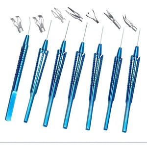 Pinzas de Capsulorrexis Manuales de Acero 23G Maher de Alta Calidad, Certificación CE Clase I para Instrumentos Oftálmicos - Product Image 1