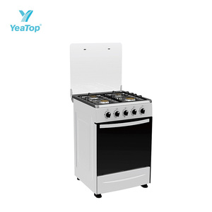 New Multifunctional Black Stove <strong>Oven</strong> 4 Burner Freestanding Cooktops <strong>Hob</strong> Multifunctional Integrated Stove with Enamel <strong>Pan</strong> Support - Product Image 5
