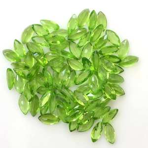 Peridoto Verde Natural, Corte Marquise, Piedra Preciosa Suelta de 3x6mm, Peridoto Calibrado para Joyería, Venta al por Mayor de Peridoto - Product Image 2