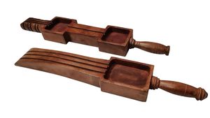 ชุดอุปกรณ์พิธีกรรมไม้เชชัมฮาวาน ยานก้า ปาตรา เซ็ต ปันช์ปาตรา ซูชิ สรูวา ปรานิตา โปรกชานี สฟายา ชุดพิธีกรรมไม้แบบดั้งเดิม - Product Image 4