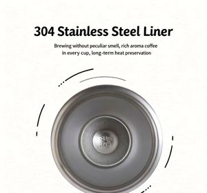 Eco-Friendly 380ml Double Wall Stainless Steel Vacuum Insulated Coffee Mug-Large Capacity Office Cup for Business Gifts - Product Image 2