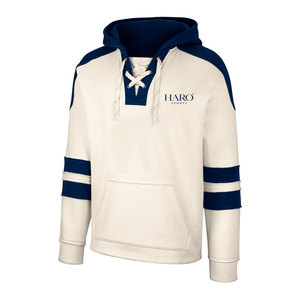 Nueva llegada: Sudaderas de hockey sobre hielo de mezcla de algodón, ropa deportiva con bolsillo frontal y puños acanalados para entrenamiento de equipos masculinos. - Product Image 1
