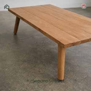 EcoLiving Premium Solid Teak Wood <b>Coffee</b> <b>Table</b> Modern Minimalist Living Room Outdoor Patio Furniture Customized Color Size - Product Image 5