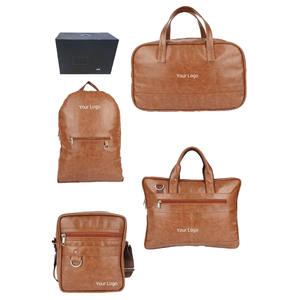 Ensemble cadeau en cuir Liviya, sac, portefeuille, ceinture, porte-cartes, ensemble cadeau d'entreprise, modèle 156, multifonction - Product Image 1