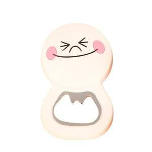 Porte-clés décapsuleur canard mignon, forme animal de dessin animé, manuel, multifonction, personnalisable, en plastique et acier inoxydable, outil de bar - Product Image 2