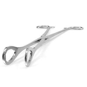 Foerster Sponge Forceps 200 mm 17-140-200 Stainless Steel Manual Reusable Surgical <b>Instrument</b> for Secure Swab Holding - Product Image 2