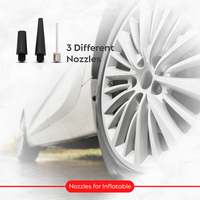 Compresseur d'air portable RoadPower RP-AC628 12V à double cylindre pour gonflage de pneus, 85L/min, robuste, avec cylindres métalliques et outils en acier