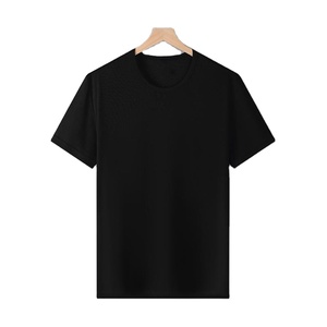 T-shirt à manches courtes col rond, 150g, été, séchage rapide, absorbant la transpiration, respirant, avec broderie et impression personnalisées du logo OEM. - Product Image 1