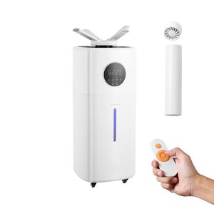 Umidificatore Commerciale Intelligente 21L (5.5 Gal) con Produzione di Nebbia Fredda 40.6 Oz/h, Vaporizzatore d'Aria Industriale per Grandi Ambienti fino a 1291.7 Piedi Quadrati - Modello Top - Product Image 5