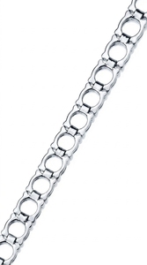 Montura para Pulsera de Tenis de 3.2mm y 4 Puntas - Plata de Ley 925 - Product Image 3