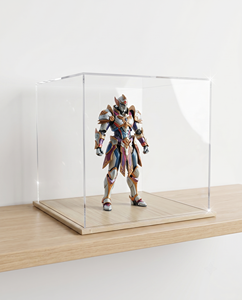 Boîte de présentation en acrylique transparent poli sur mesure pour comptoir, étagère en plastique, rangement et protection anti-poussière - Product Image 3
