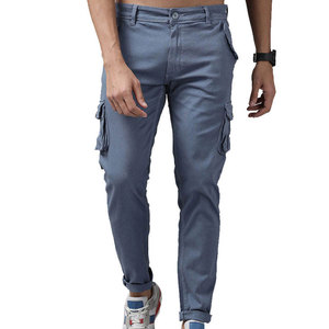 Pantalons cargo décontractés pour hommes, best-sellers, légers, pour l'automne, 100% coton, toile lavée - Product Image 1