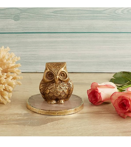 Elegante pieza artesanal con diseño de búho, pisapapeles de latón, artículo decorativo, el mejor regalo para un amigo, decoración para el hogar o la oficina, al mejor precio. - Product Image 1