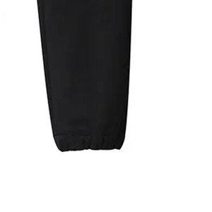LAMA INDUSTRIES <b>Men's</b> Black Cotton Sweatpants Elastic Waist Drawstring Casual <b>Joggers</b> Side Pockets Lightweight Knitted Spring - Product Image 6
