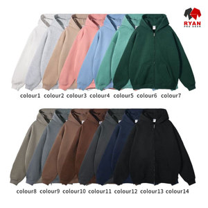 Sweat à capuche pour homme avec logo personnalisé sur le devant, 100% coton molletonné, respirant, coupe classique, hiver, conception ODM OEM - Product Image 2
