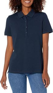 T-shirt décontracté en jersey tricoté respirant à manches courtes de couleur unie pour femme - Product Image 2