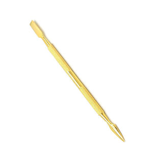 Juego de Empujadores de Cutículas de Acero Inoxidable Dorado de Lujo, 3 Piezas, Profesional, Doble Punta, Removedor de Piel Muerta, Limpiador de Uñas - Product Image 6