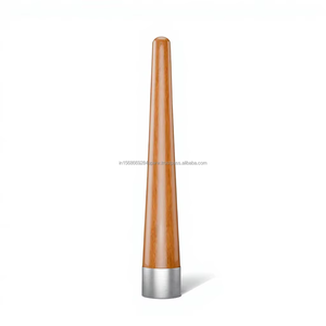 ZAP Premium Wooden Grip Cone Smooth Finish | Universal Fit | No-Slip Design | Lightweight | Ambidextrous | Cricket Bat Grip - Product Image 1