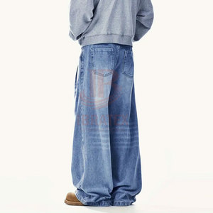 Pantalones Vaqueros Oversize de Último Diseño y Alta Calidad, Lavados, al por Mayor, Diseña tus Propios Pantalones para Hombre, Hechos en Pakistán - Product Image 3