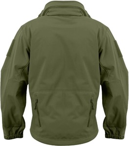 แจ็คเก็ตบุนิ่มมีซิปลายพรางสำหรับผู้ชายเสื้อกันลมกันน้ำทางยุทธวิธีเสื้อโค้ทมีฮู้ดสำหรับผู้ชายเสื้อแจ็คเก็ตขนแกะบอมเบอร์ - Product Image 3