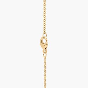 Diamond Cross <b>Necklace</b> with 0.3 CTW Round Cut Lab-Grown Diamonds in White Gold - Product Image 3