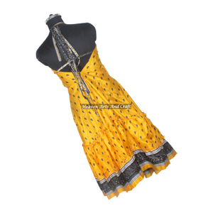 Vestidos Bohemios Largos con Cuello en V y Estampado Floral para Mujer, Vestidos Casuales de Playa, Estilo Boho Vintage, Vestido Sari de Seda, Elegante para Cena - Product Image 4