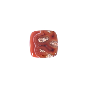 Onyx rouge naturel 37,2 carats 24x24mm forme coussin pierre précieuse non montée - Product Image 4