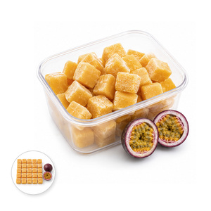 Fábrica en Vietnam, Producto Más Vendido, Certificado ISO, Precio de Fábrica, Fruta de la Pasión Congelada IQF en Cubos, Empacada en Bolsa de 2 kg - Product Image 1