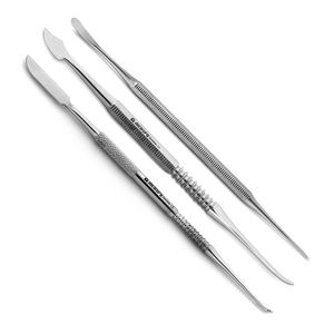 Juego de 3 Instrumentos Manuales de Acero Inoxidable para Cera Dental y Modelado Zahle Beale Lecron para Técnicos de Laboratorio - Product Image 1