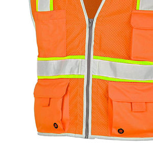 High Visibility Reflective <b>Waterproof</b> Safety Vest Jacket Custom Logo Industrial Security Construction Uniform <b>Work</b> Clothing - Product Image 6
