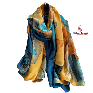 Premium Printed Long <b>Scarf</b> Soft Fabric Fashion Head <b>Scarf</b> Private Label Low MOQ OEM ODM Custom Textile Manufacturer - Product Image 3