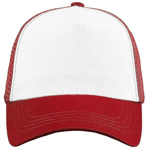 Gorra Snapback al por mayor de malla de 5 paneles, gorra de béisbol de moda para hombre, gorras trucker ajustables de ala plana para hombres, mujeres y uso diario - Product Image 4