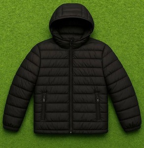 Chaqueta Acolchada de Invierno para Hombre, Talla Grande, Estilo Urbano, con Capucha, Ligera, Cálida, Transpirable, Impermeable, Forrada de Algodón - Product Image 1