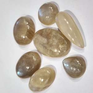 Chất lượng cao đẹp hoàn thành đa-hình dạng tự nhiên phi Moonstone Loose đá quý trang sức làm kim cương vật liệu tinh thể - Product Image 6