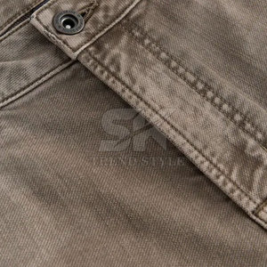 Pantalon en jean pour homme, taille personnalisée, respirant, pour usage extérieur, vente en gros, 100% coton, best-seller - Product Image 6