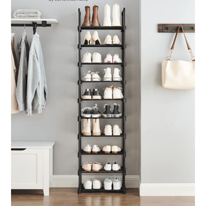 Organizzatore di scarpiera in metallo a 10 livelli e ripiano per scarpe - Product Image 2