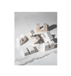 Porte-cartes de table en pierre décorative, design moderne, écologique, imperméable, idée cadeau d'affaires, porte-cartes de table en marbre - Product Image 6