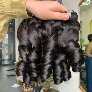 Funmi-Perruque Lace Frontal 13x4, cheveux Remy, couleur naturelle, ondulés, lâches, ondulés - Product Image 6