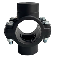 Connecteur de pince de selle pour alimentation en eau raccord de Compression PP filetage intérieur tuyau tuyau té raccords filetés pour l'irrigation