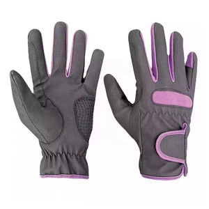 Guantes de Equitación de Cuero Genuino con Cierre de Cremallera, Ajuste Delgado, Transpirables, Ligeros, con Logotipo Personalizado, Tendencia Ecuestre 2026 - Product Image 3