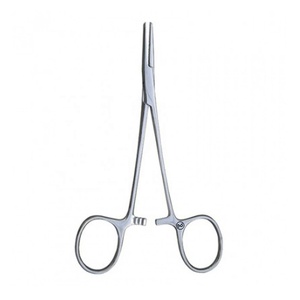 Offre Spéciale : Forceps Halstead à usage unique, manuel, en acier inoxydable, 10 cm, certifié STML Classe I, pour chirurgie générale hospitalière - Product Image 4