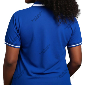 Chemise Homme Personnalisée Zeta Phi Beta Premium Bleu Blanc Broderie Lettres Grecques Solide Anti-Plis Coupe Élégante - Product Image 3