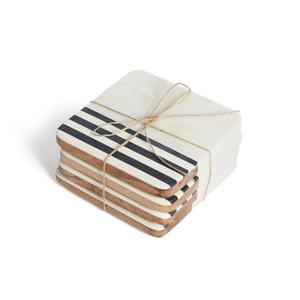 Sous-verres en cuir véritable avec support, designs personnalisables, sous-verres ronds et sets de table pour l'affichage de tasses à thé et à café, tapis de table - Product Image 2